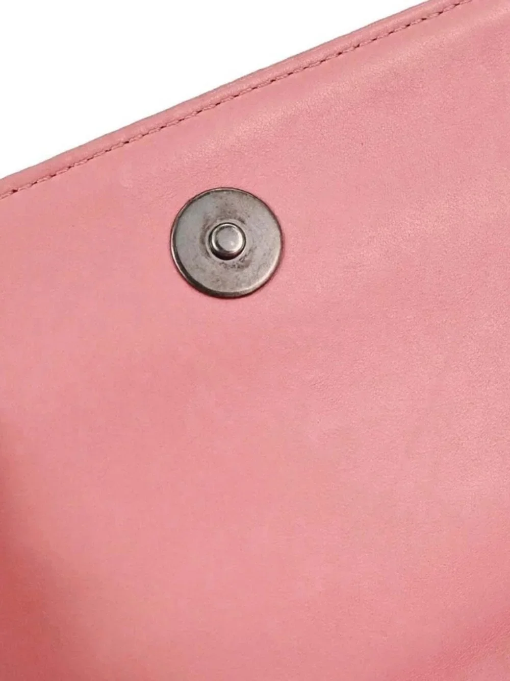 Chanel Pink Lambskin Boy Brick Flap Bag Shoulder Bag NQ04837